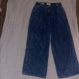 Universal Thread Dark Blue Wide-Leg Jeans